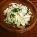 二角形's cooksnap of when they made 簡単ヘルシー大葉サラダ☆.