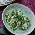 2児ママみきてぃ's cooksnap of when they made 沖縄家庭料理　我が家のニガナの白和え.