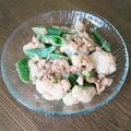 ｊｏｃｏｍｏｍｏｌａ's cooksnap of when they made カリフラワーとスナップエンドウのサラダ♪.