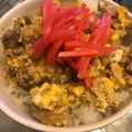 ニャンタコス's cooksnap of when they made 新玉ねぎの牛丼.
