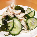 スーちゃん31's cooksnap of when they made 鶏ササミときゅうりの柚子ゴマ和え.