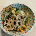nammy's cooksnap of when they made 蓮根とキュウリのゴママヨサラダ★.