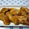 食パンダ's cooksnap of when they made 鶏ムネやわらかジューシーごまの照り焼き★.