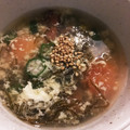 chatneko's cooksnap of when they made もずくとオクラとトマトのスープ.