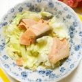 メルティローズ's cooksnap of when they made 鮭とキャベツの塩バタースープ煮.