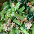 かめのたろう's cooksnap of when they made 小松菜とツナと納豆の和え物.