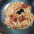 Kakikoz★'s cooksnap of when they made アンチョビパスタ　プッタネスカ.