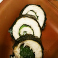 umeka☆'s cooksnap of when they made 簡単！大葉ささみチーズ海苔巻き.