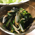 甘いさかなこ's cooksnap of when they made 韮とモヤシのたらこあえ.