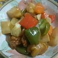 クック8C1809☆'s cooksnap of when they made ズボラで満足✿揚げない酢豚.
