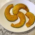 Kochen2017's cooksnap of when they made カボチャのオリーブ焼き.