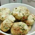 mint's cooksnap of when they made ふわふわ♬おからカニカマハンバーグ☆彡.
