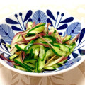 サンディサンディ's cooksnap of when they made みょうがときゅうりの和え物.