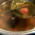 うまくできるか's cooksnap of when they made トマトとわかめのスープ.