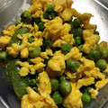 たぬとん's cooksnap of when they made スナップえんどうのマヨ卵炒め.