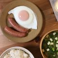 ＊ＡＫＯＲＩ＊'s cooksnap of when they made 白身が焦げない目玉焼き　ウィンナー添え♫.