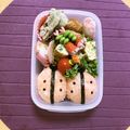 komutatata's cooksnap of when they made キャラ弁おかず.