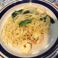 hulagrl's cooksnap of when they made エビとほうれん草の和風パスタ♪.