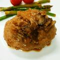 わんたにゃんた's cooksnap of when they made アレ対策　裏ワザ満載豚挽き豆腐ハンバーグ.