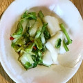 ボブナナ's cooksnap of when they made 簡単！白菜・かぶ・ワカメの浅漬け.
