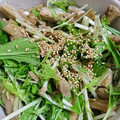 モコ０８０５'s cooksnap of when they made 水菜とごぼうのごまマヨサラダ.