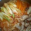 ♪スティルツキン♪'s cooksnap of when they made ふっくらカキ入りチゲ風煮込みうどん.