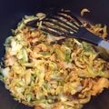 potapota圭太's cooksnap of when they made ホットドッグにも♪キャベツのカレー炒め.