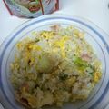 シーちゃんベーちゃん's cooksnap of when they made 味付け簡単！じゃことレタスの炒飯(^^).