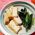メダカの赤ちゃん's cooksnap of when they made 白だしで簡単！厚揚げと小松菜の炒め煮.