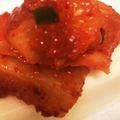 ＊にょにょん＊'s cooksnap of when they made 1分で1品！大葉キムチ(カクテキ)冷奴♡.