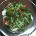 あゆたっくん's cooksnap of when they made 冷奴〜めかぶときゅうりがけ〜.