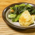 narimimama's cooksnap of when they made めんつゆで簡単‼小松菜と油揚げの煮びたし.