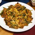 Chi_ikgy's cooksnap of when they made 簡単☆カリもちっ美味♪豚キムチーズチヂミ.