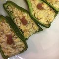 ちゅんたい's cooksnap of when they made 小さな野菜のおかず☆梅豆腐のピーマン焼き.