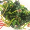 たなかno's cooksnap of when they made レンジで☆ほうれん草のおひたし.