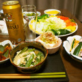 みんみんみんと♪'s cooksnap of when they made さやいんげんの卵とじ.