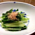 みっきいえっぐ's cooksnap of when they made ちょっとひと手間、出汁香る水菜おひたし！.