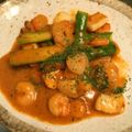 おでん村's cooksnap of when they made 海老とアスパラの和風味噌マリネソース.