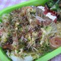 まねきねこにゃん's cooksnap of when they made オムレツ？？なお好み焼き〜お弁当用★.