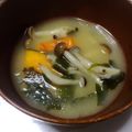 ぽちこ（マイ）'s cooksnap of when they made かぼちゃのお味噌汁.