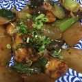 ちゃぶぞう's cooksnap of when they made ごま油香る☆チンゲン菜と大根の炒め煮.