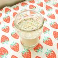 あやちん０８１６'s cooksnap of when they made 和カフェ*黒胡麻deきな粉豆乳*.