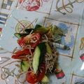 イチゴ、イチゴ。's cooksnap of when they made トマトときゅうりのツンとめんつゆ和え.