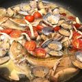 kawo☆yuki's cooksnap of when they made きょうの料理☆あじの干物でアクアパッツァ.