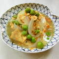 あっこ姉's cooksnap of when they made エンドウマメと厚揚げの卵とじ♪.