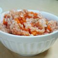 ねここfm's cooksnap of when they made 【離乳食 完了期】ツナ★トマトライス.