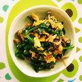 ぐりtoぐら's cooksnap of when they made 簡単!!しめじと挽き肉でカレー風味ニラ玉.