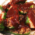 asayan1010's cooksnap of when they made 簡単にウマウマ♡ウチのピーマンの肉詰め♡.
