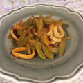 Amalka's cooksnap of when they made スピード料理！イカとセロリのトマト炒め.