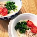 manako3's cooksnap of when they made 子供も大好き、サラダうどん.